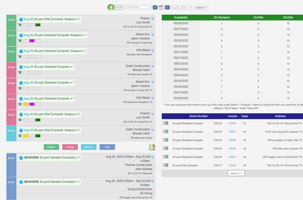 dumpster software - Dumpster Rental Systems