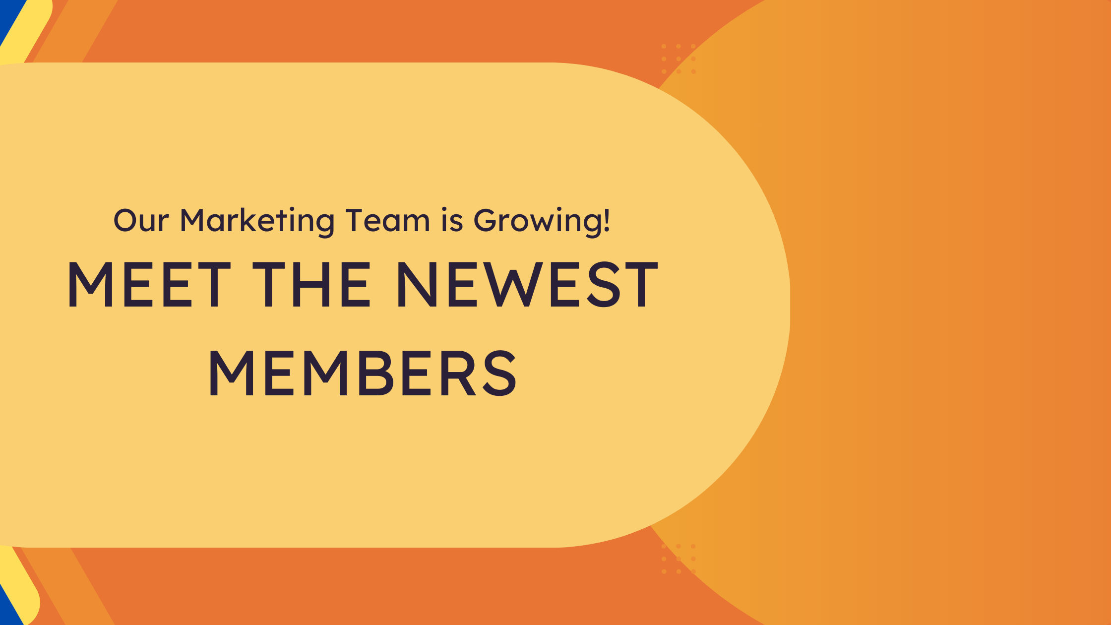 Our Marketing Team Is Growing!